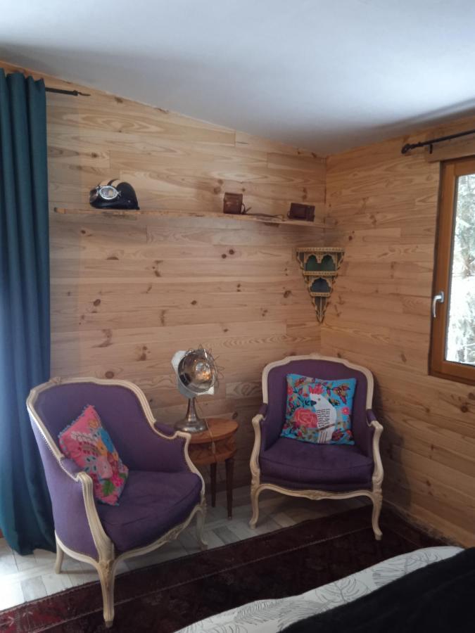 Chalet Libellule Domaine De La Mamounette Champclause Exteriér fotografie