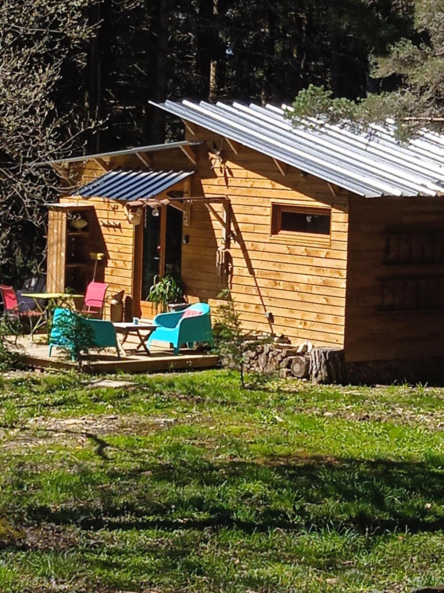 Chalet Libellule Domaine De La Mamounette Champclause Exteriér fotografie