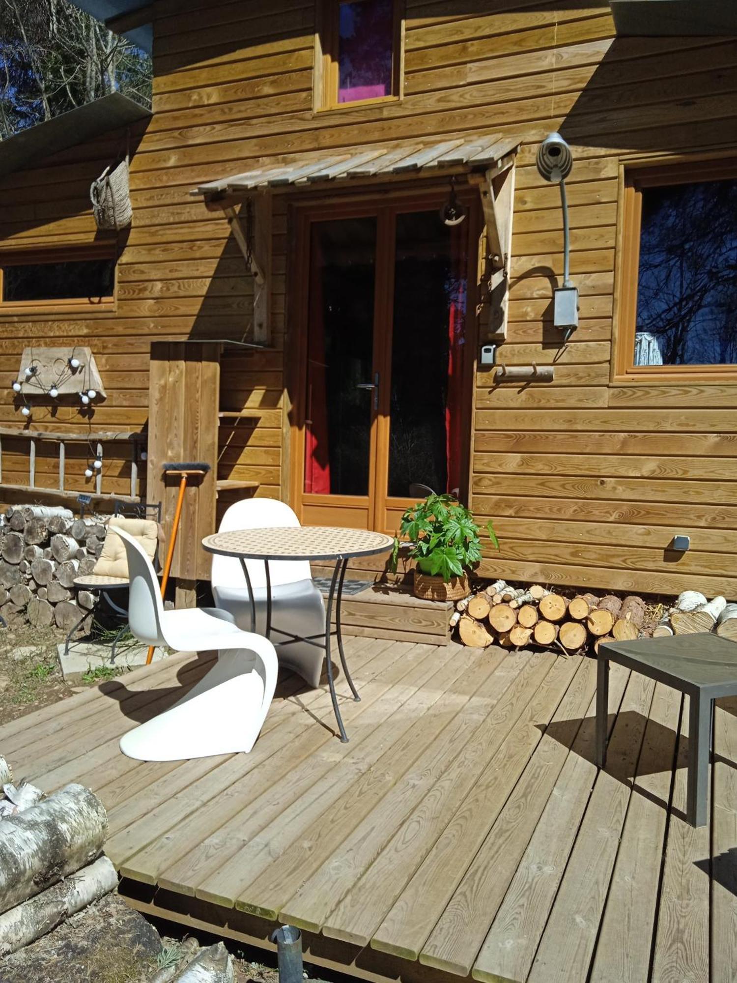 Chalet Libellule Domaine De La Mamounette Champclause Exteriér fotografie