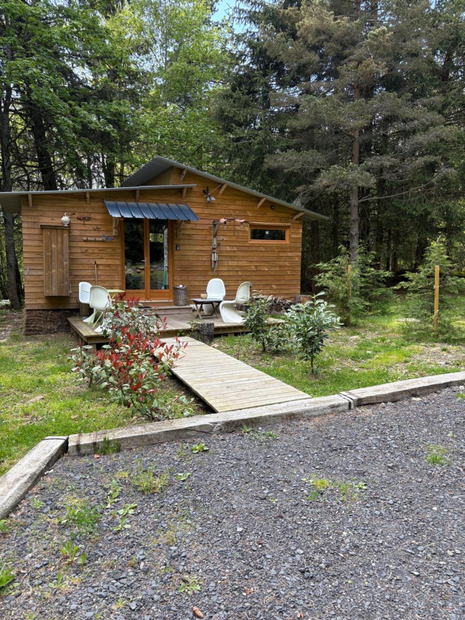 Chalet Libellule Domaine De La Mamounette Champclause Exteriér fotografie