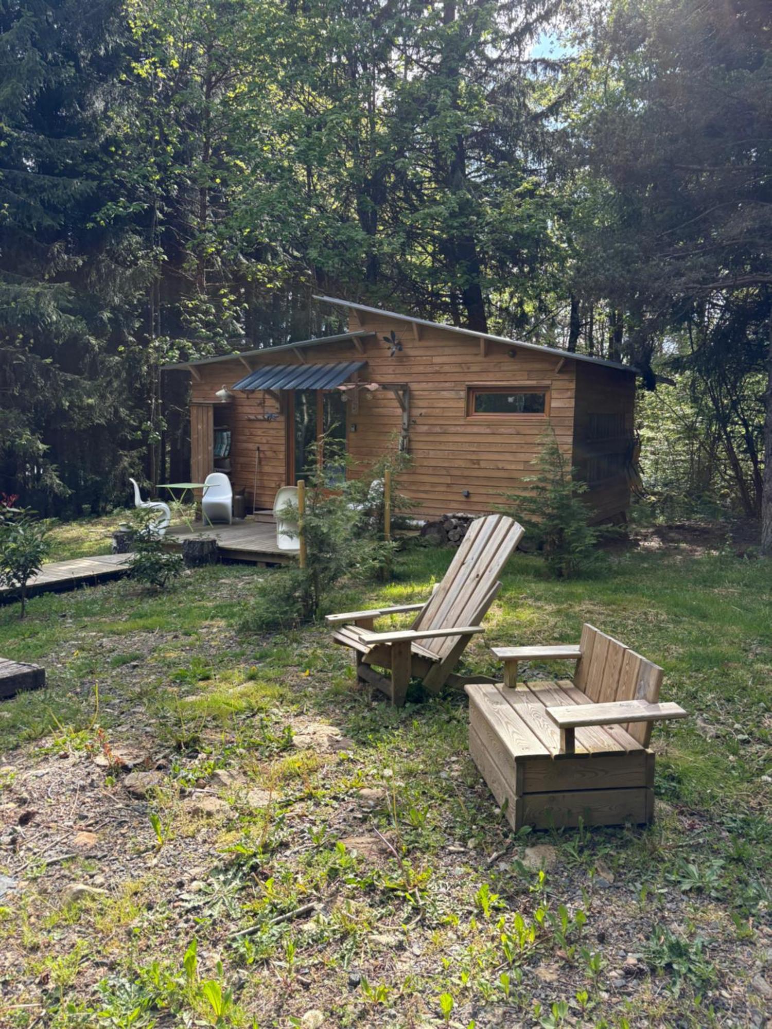 Chalet Libellule Domaine De La Mamounette Champclause Exteriér fotografie